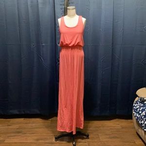 Rolla Coster Striped knit Maxi with Cinched waist.